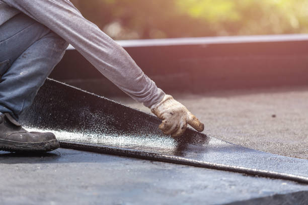 Professional Basement Waterproofing technician working in Miller City, OH